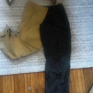 2 panel cropped pant